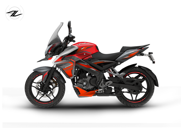 Bajaj Pulsar NS200 Xplorer in Red Colour