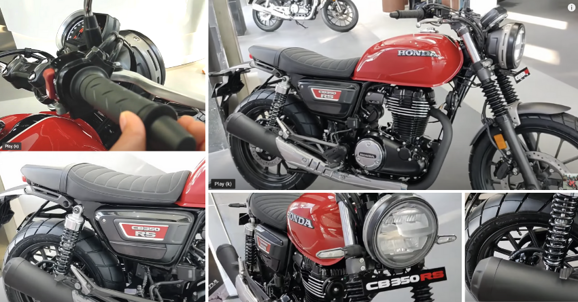 Honda CB350RS Exhaust Sound Video