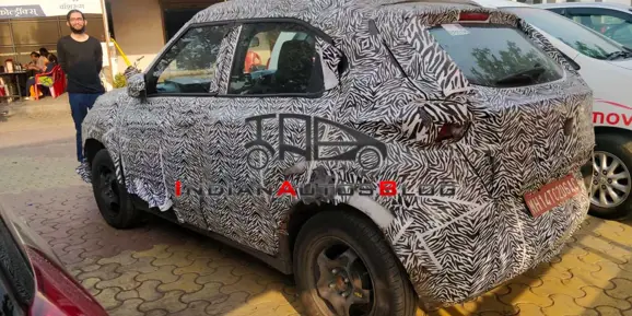 Tata HBX Rear 3-Quarter View