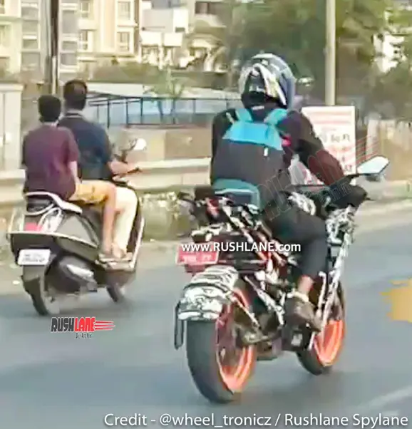 Next-Gen KTM RC 200 Sportbike Spotted Testing in India