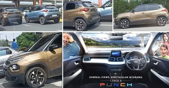 Tata Punch Micro SUV Spotted in Gurugram