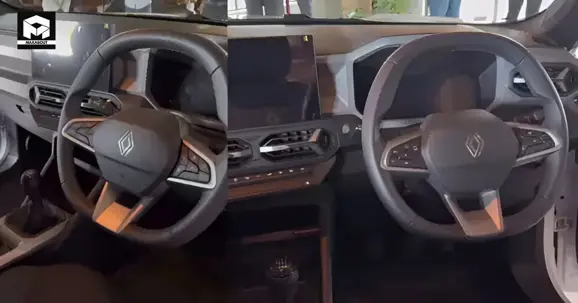 Renault Duster RHD Dashboard layout