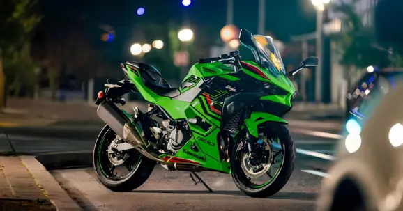 kawasaki Ninja 500 Side VIew