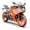 2022 KTM RC 200 Front 3-Quarter View