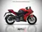 Bajaj Pulsar RS400 Rendering by SRK Designs (Red)