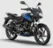 Bajaj Pulsar 125 Carbon Fibre Split Seat Front 3-Quarter View