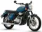 Jawa 42 Starlight Blue Front 3-Quarter View