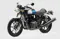 Royal Enfield Continental GT 650 Slipstream Blue Front 3-Quarter View