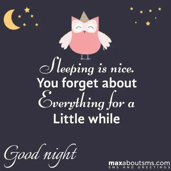 Good Night Greetings Wishes: The best thing about