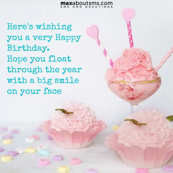 Sweet Birthday Greetings Wishes: Here's wishing you a