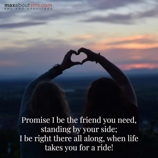 Friendship Greetings Wishes: Promise I be the fri