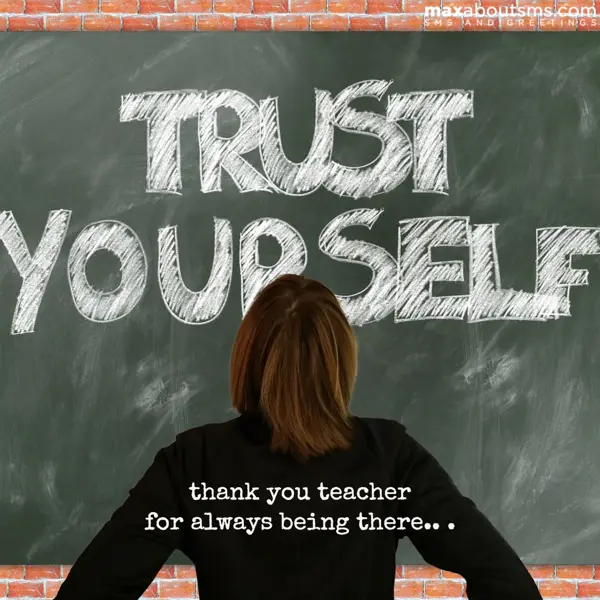 Teacher Day Greetings Wishes: Thank you teacher fo