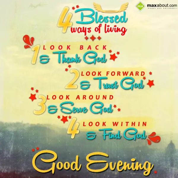 Evening Greetings Wishes: 4 Blessed ways of li