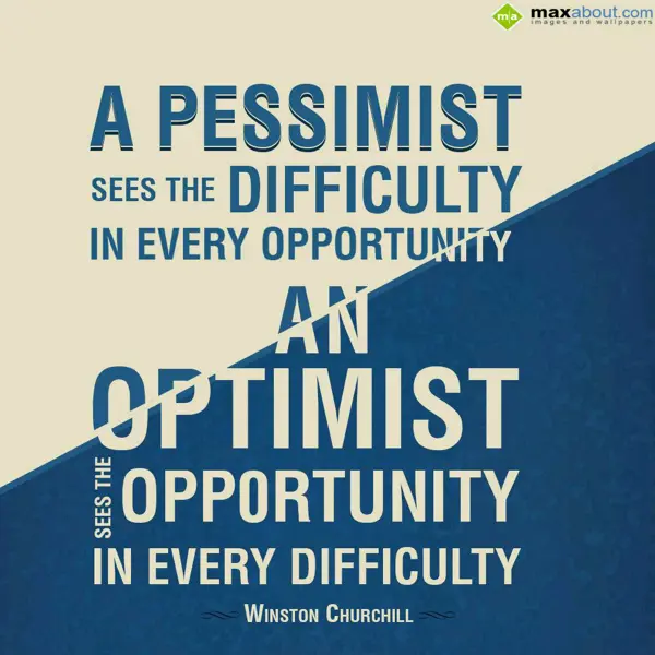 Quotes Greetings Wishes: A pessimist sees the