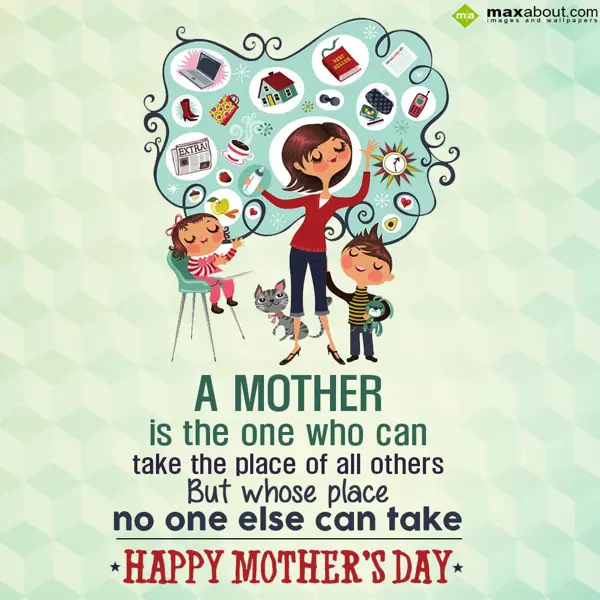 Mother Day Greetings Wishes: A mother is the one 