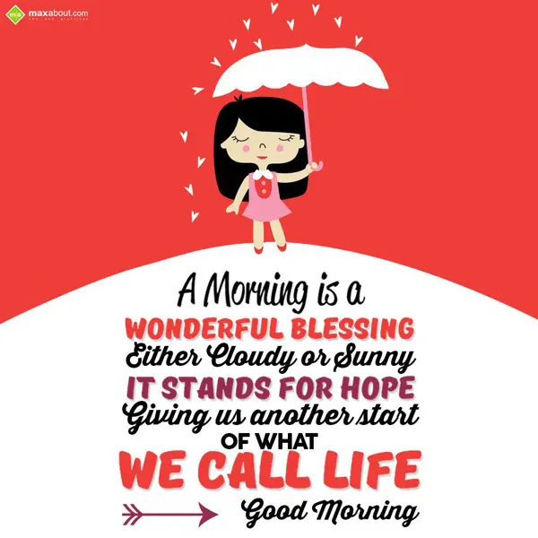 Good Morning Greetings Wishes: A morning is a wonde