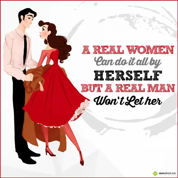 Encouragement Greetings Wishes: A real women can do 