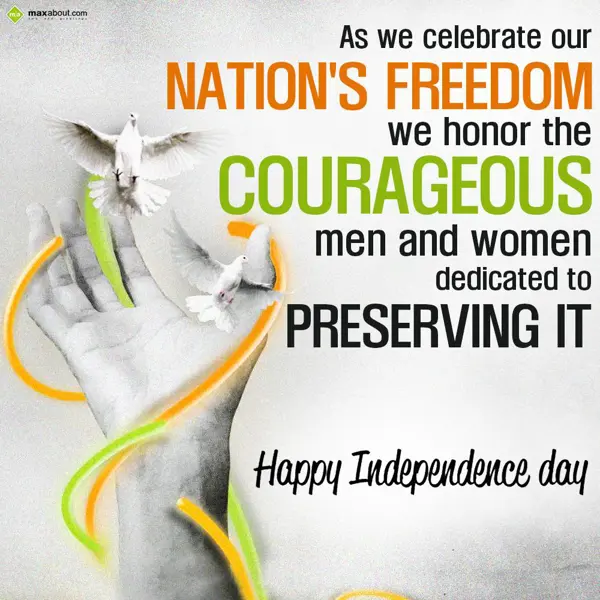 Independence Day Greetings Wishes: As we celebrate our 