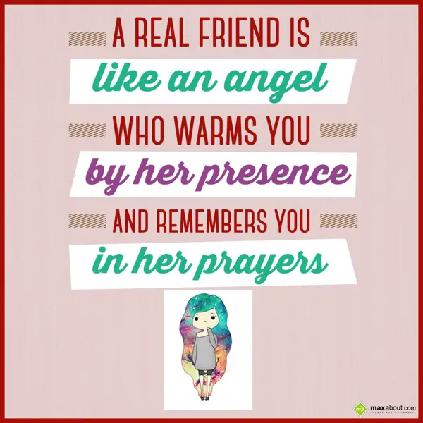 Friendship Greetings Wishes: A real friend is lik