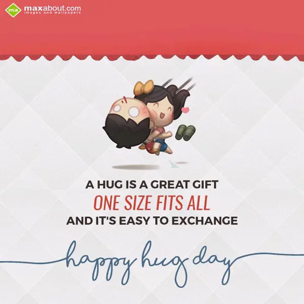 Hug Day Greetings Wishes: A Hug is a great gif