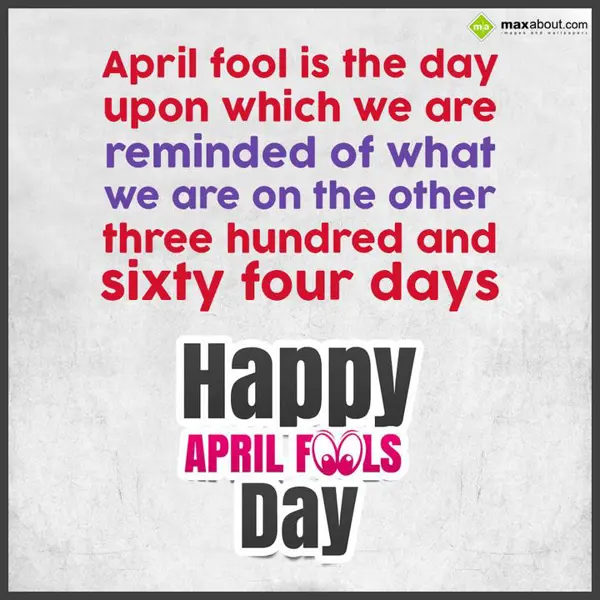 April Fool Greetings Wishes: April fool is the da