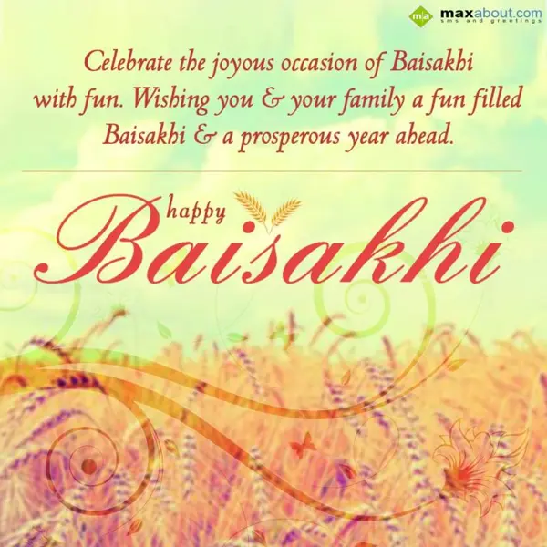 Baisakhi Greetings Wishes: Celebrate the joyous