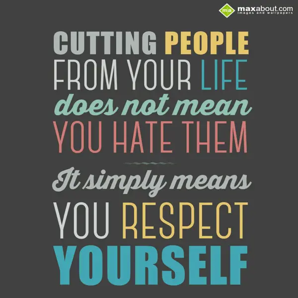 Life Greetings Wishes: Cutting people from 