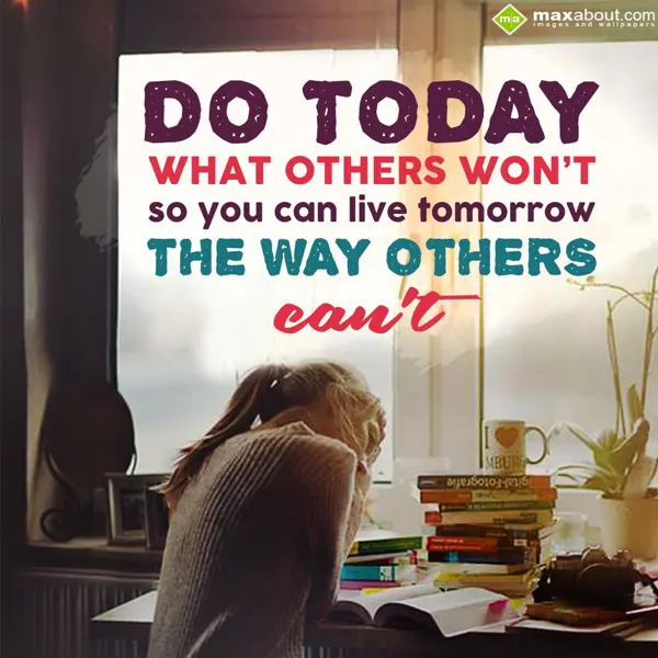 Cool Greetings Wishes: Do today what others