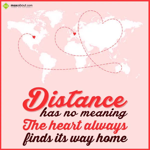 I Love You Greetings Wishes: Distance 
has no me