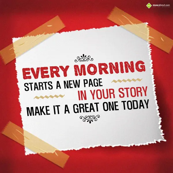 Good Morning Quotes Greetings Wishes: Every morning starts