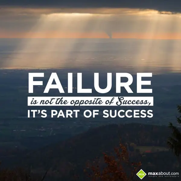 Inspirational Greetings Wishes: Failure Is Not The O