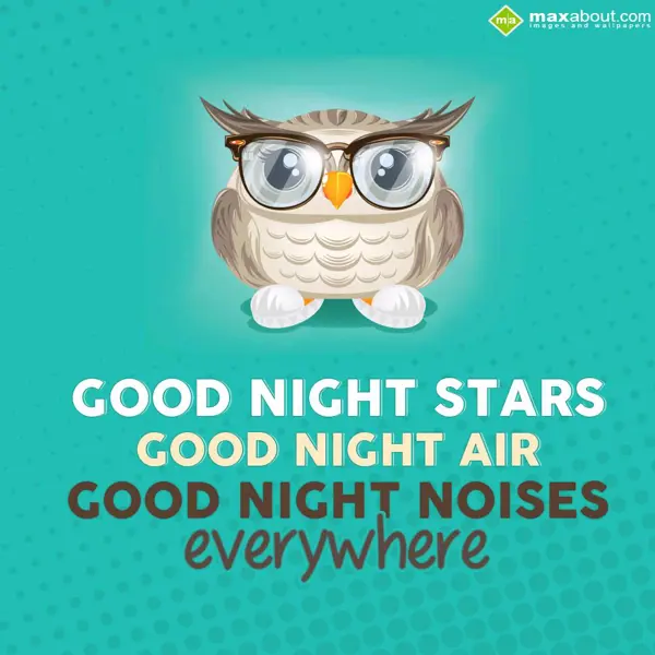 Good Night Greetings Wishes: Good night stars, 
