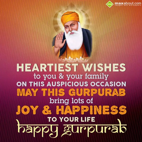 Gurpurab Greetings Wishes: Heartiest wishes to 