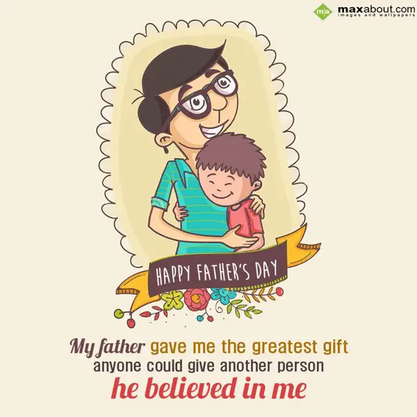 Father Day Greetings Wishes: Happy Father's Day
