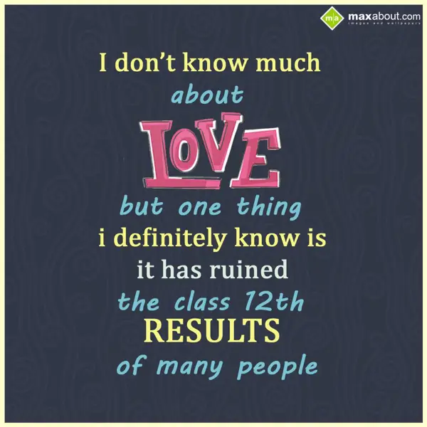 Love Facts Greetings Wishes: I don't know much ab