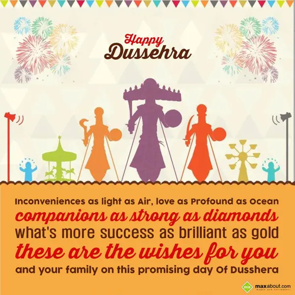 Dussehra Greetings Wishes: Inconveniences as li