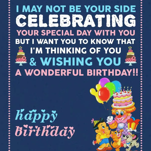 Birthday Greetings Wishes: I may not be your si