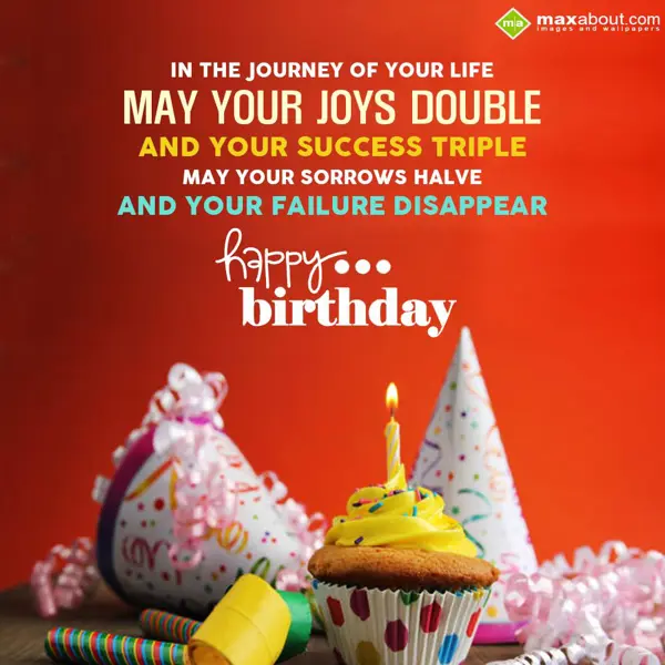 Birthday Greetings Wishes: In the journey of yo