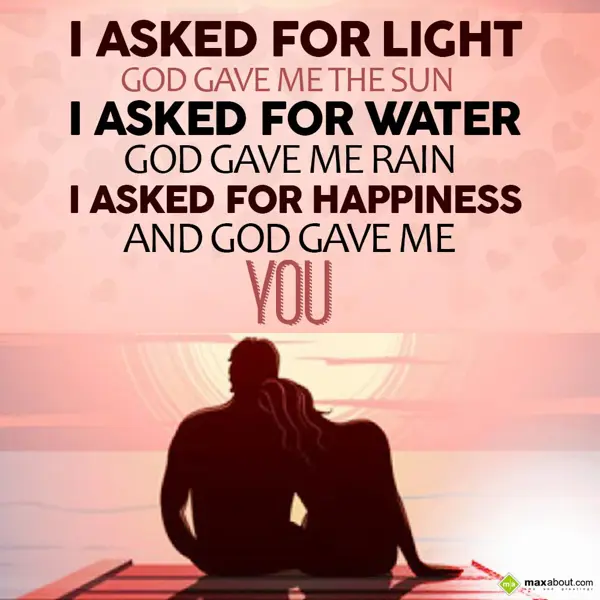 Love Greetings Wishes: I asked for light, g