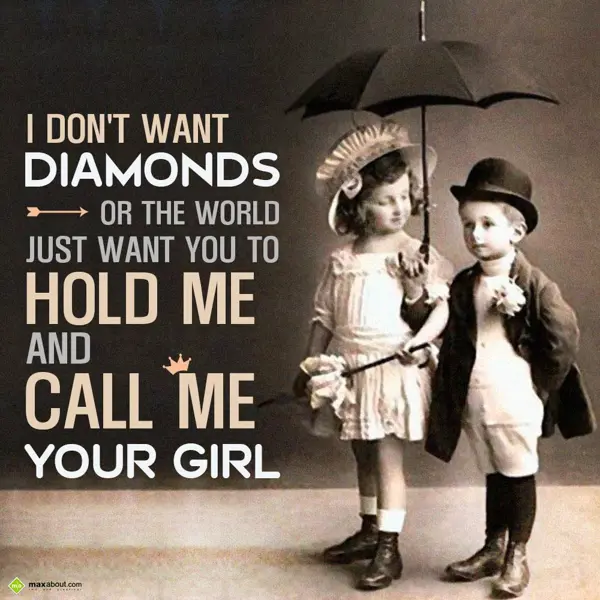 Quotes Greetings Wishes: I don't want diamond