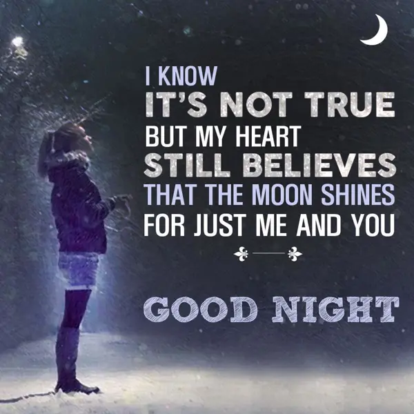 Good Night Greetings Wishes: I know it's not true