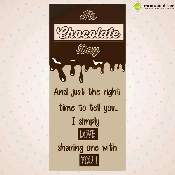 Chocolate Day Greetings Wishes: Its Chocolate Day
A