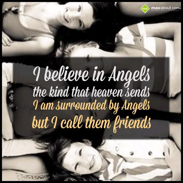 Friends Greetings Wishes: I believe in Angels
