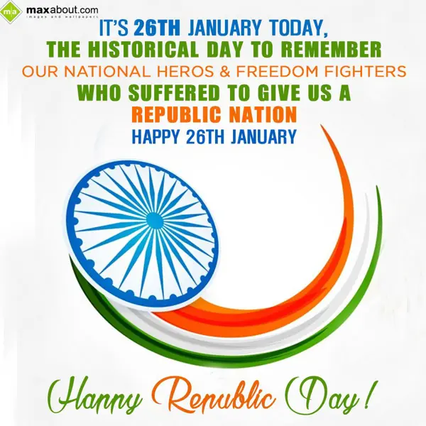 Republic Day Greetings Wishes: It's 26th January to