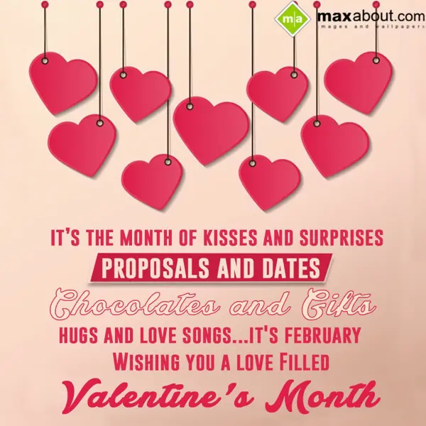 Valentine Greetings Wishes: Its The Month Of  Ki