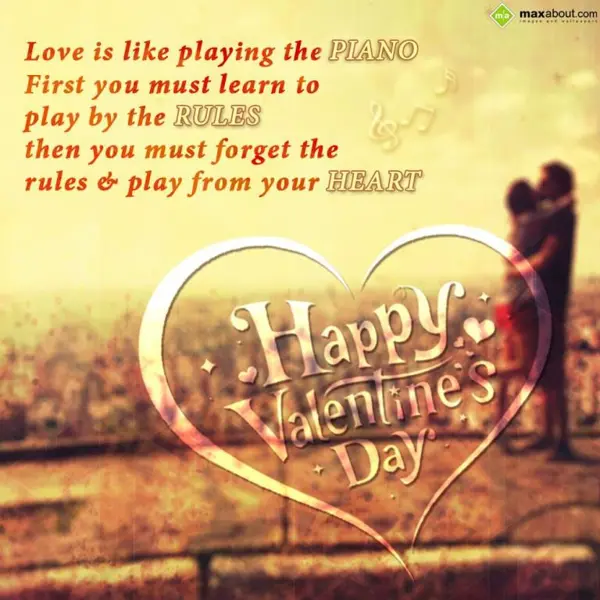 Valentine Greetings Greetings Wishes: Love is like playing