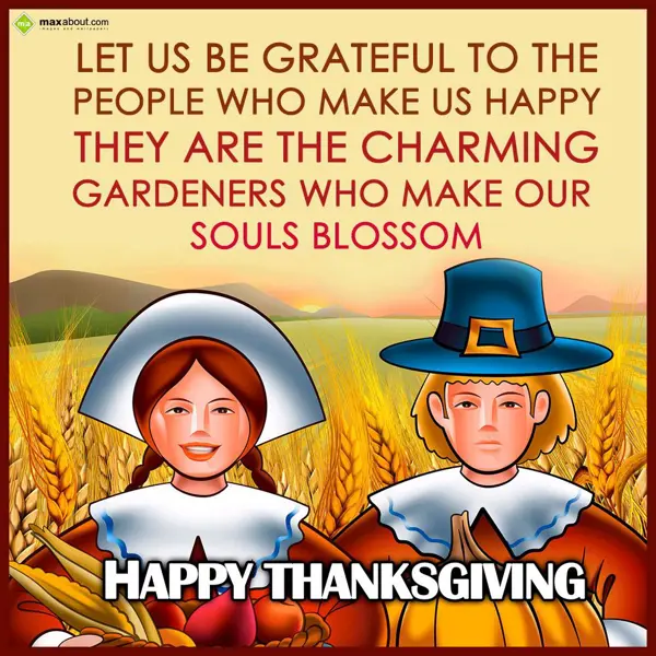 Thanksgiving Greetings Wishes: Let us be grateful t