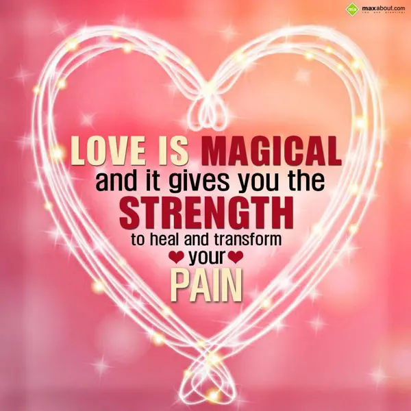 Love Greetings Wishes: Love is magical and 