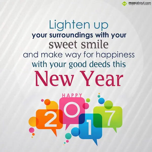 New Year Greetings Greetings Wishes: Lighten Up your surr