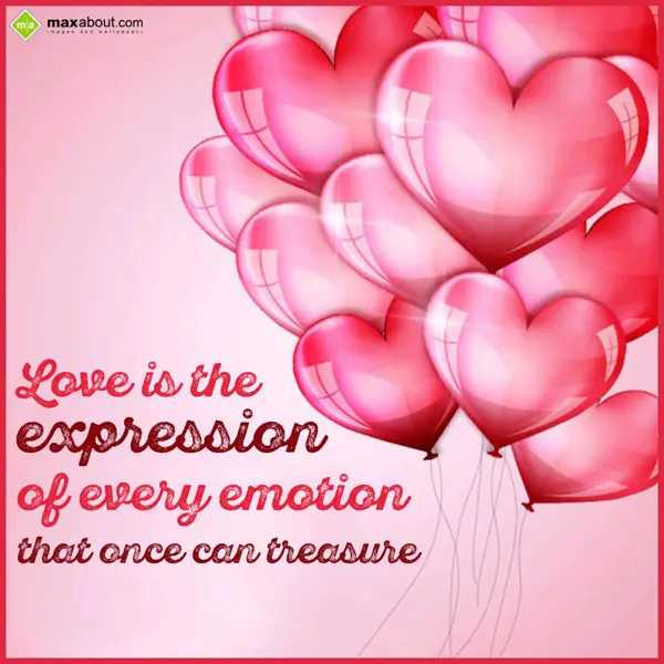 I Love You Greetings Wishes: Love is the expressi